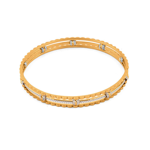 Tanishq 22KT Gold Bangle for Women 2