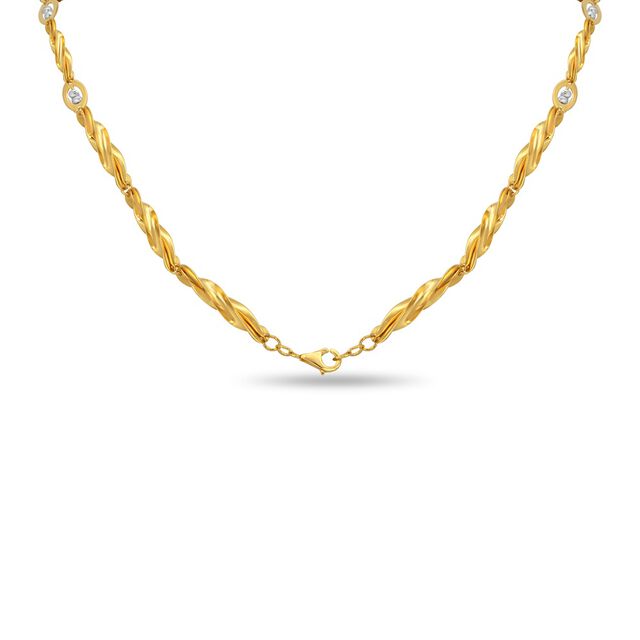 Tanishq 22KT Gold Necklace Set for Women 3