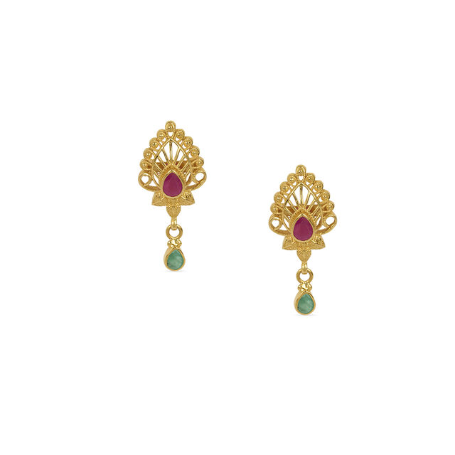 Tanishq 22KT  Earrings for Women 