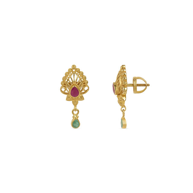 Tanishq 22KT  Earrings for Women 3