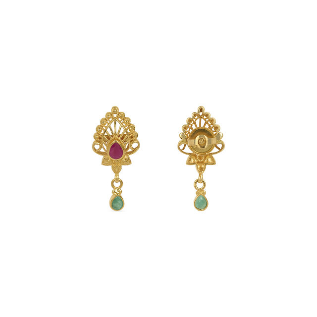 Tanishq 22KT  Earrings for Women 4