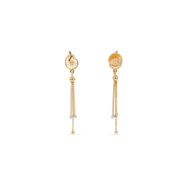 Tanishq 22KT Gold Earrings for Women 3