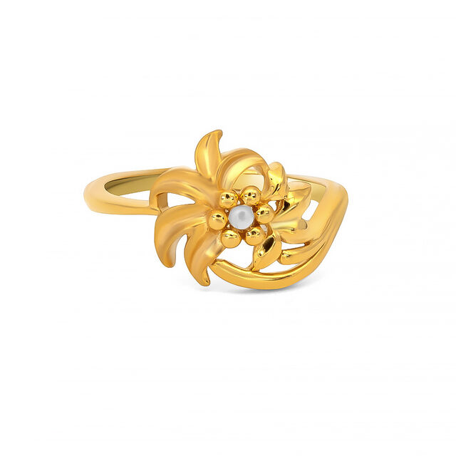 Tanishq 22KT Gold Finger Ring for Women
