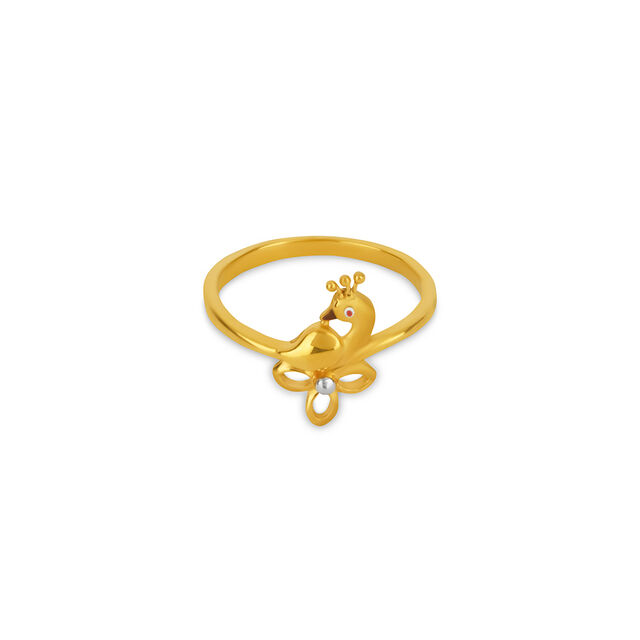 Tanishq 22KT Gold Finger Ring for Women
