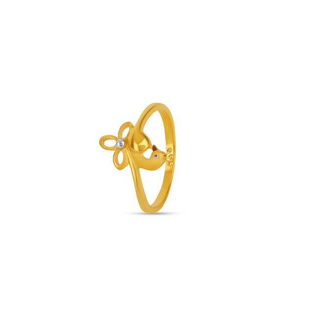 Tanishq 22KT Gold Finger Ring for Women