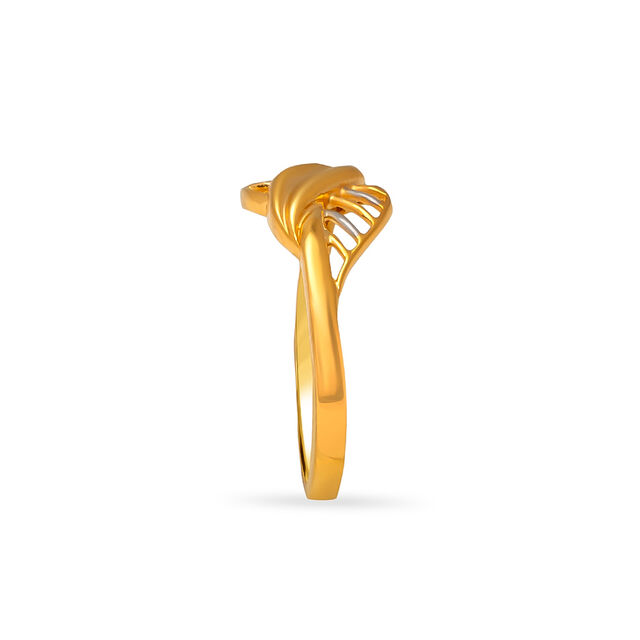 Tanishq 22KT Gold Finger Ring for Women