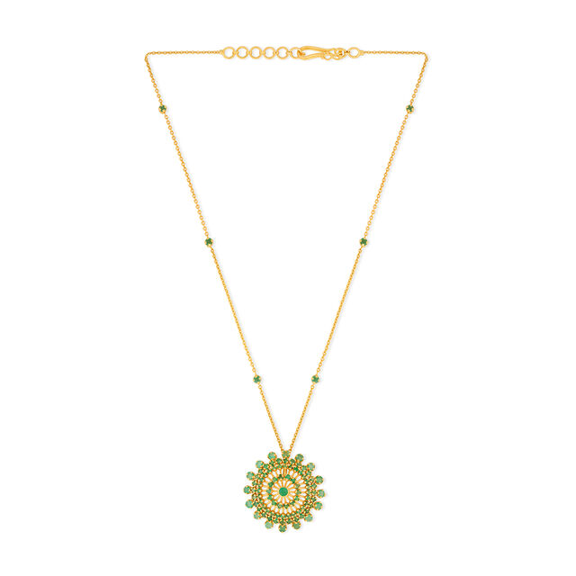 Tanishq 22KT  Pendant with Chain for Women 