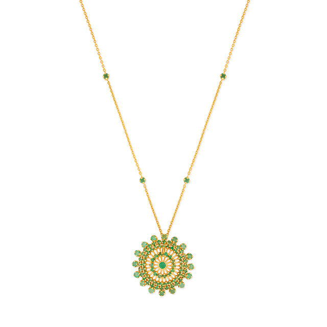 Tanishq 22KT  Pendant with Chain for Women 2