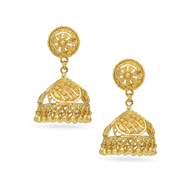 Tanishq 22KT  Gold Earrings  for Women