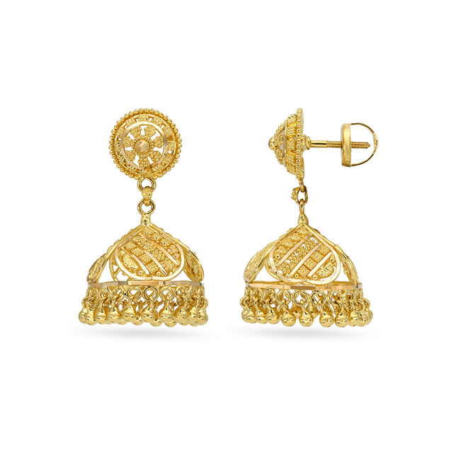 Tanishq 22KT  Gold Earrings  for Women