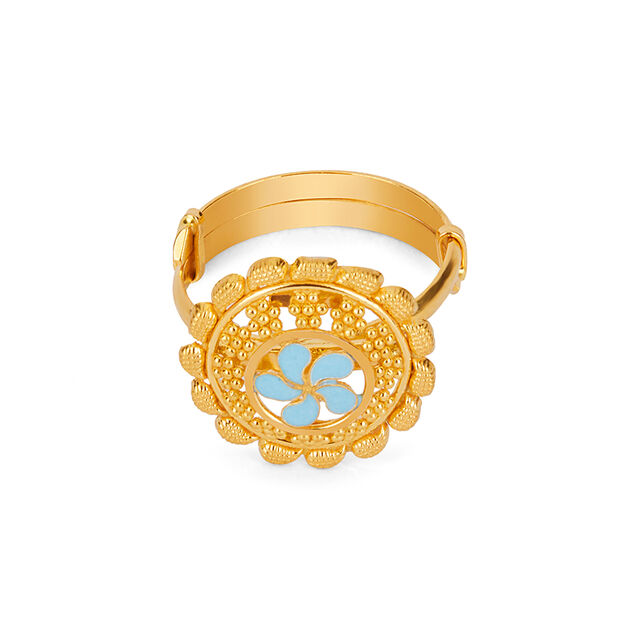 Tanishq 22KT Gold Finger Ring for Women