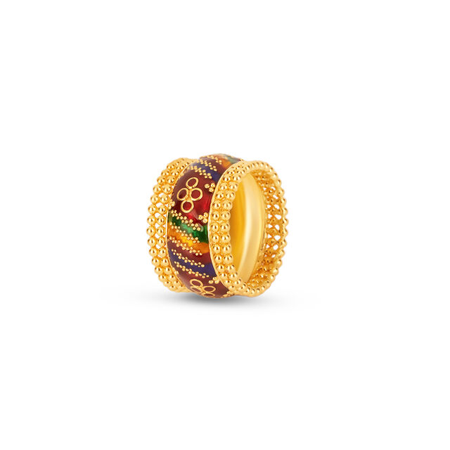 Tanishq 22KT Gold Finger Ring for Women