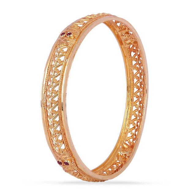 Tanishq 22KT Synthetic Stones Bangle for Women 2