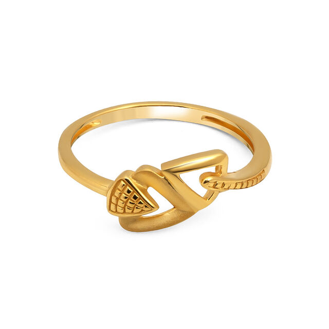 Tanishq 22KT Gold Finger Ring for Women