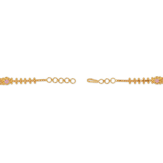 Tanishq 22KT Gold Bracelet for Women 4