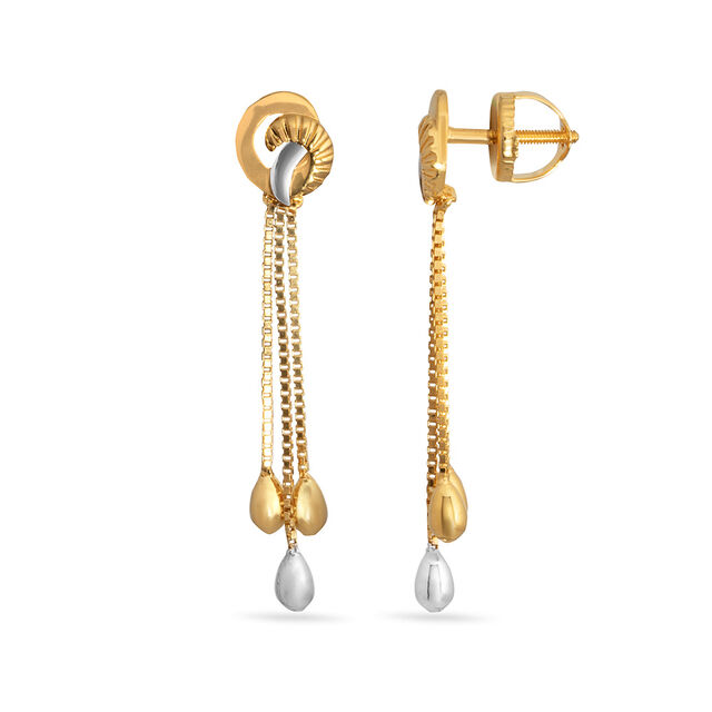 Tanishq 22KT  Gold Earrings  for Women 2