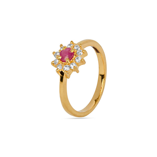 Ruby Halo Ring 2