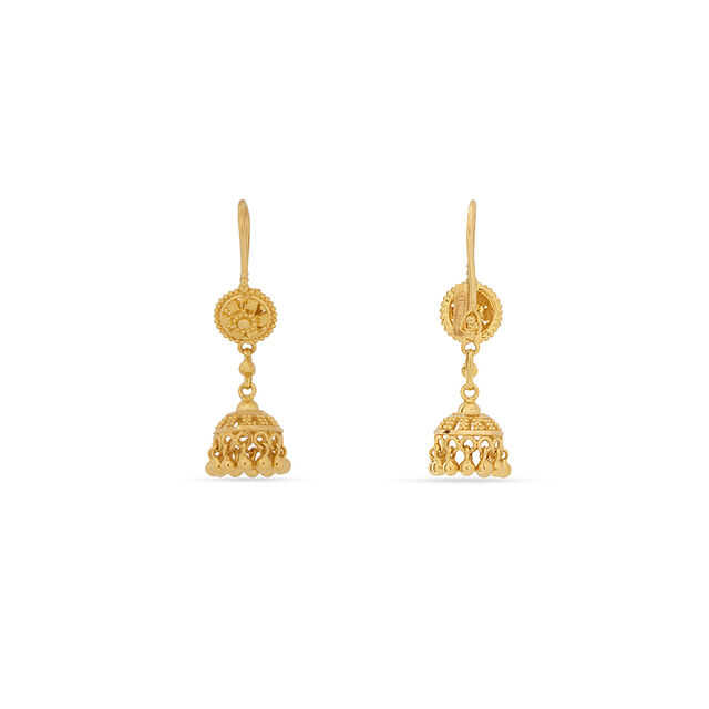 Tanishq 22KT Gold Earrings for Women 3