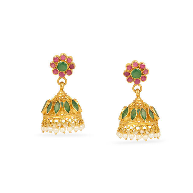 Tanishq 22KT  Earrings for Women 