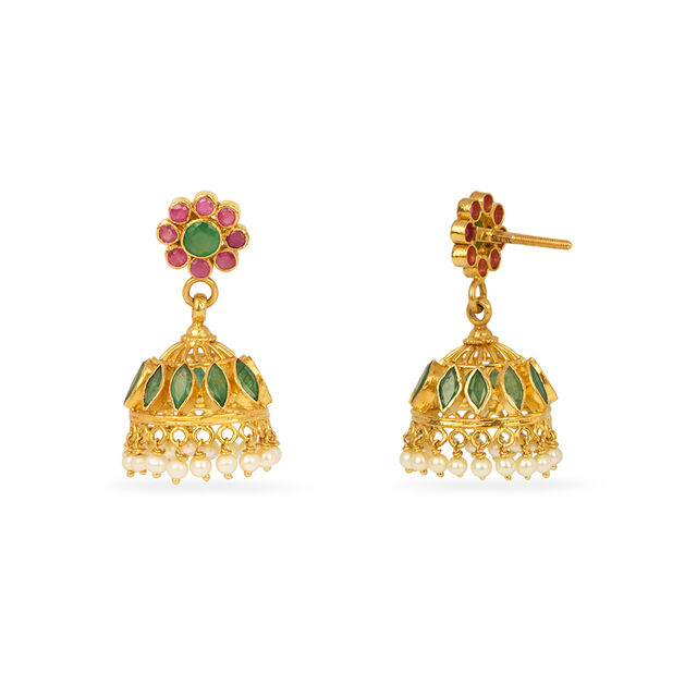 Tanishq 22KT  Earrings for Women 2