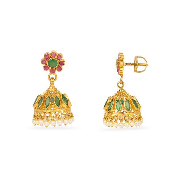 Tanishq 22KT  Earrings for Women 3