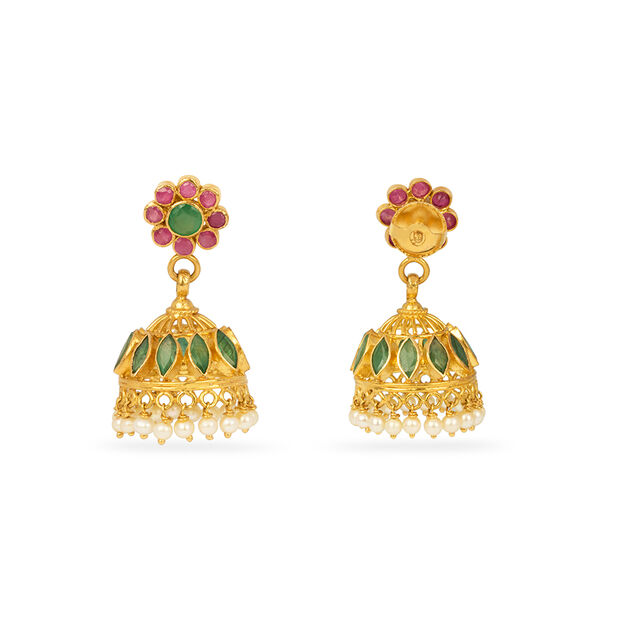 Tanishq 22KT  Earrings for Women 4