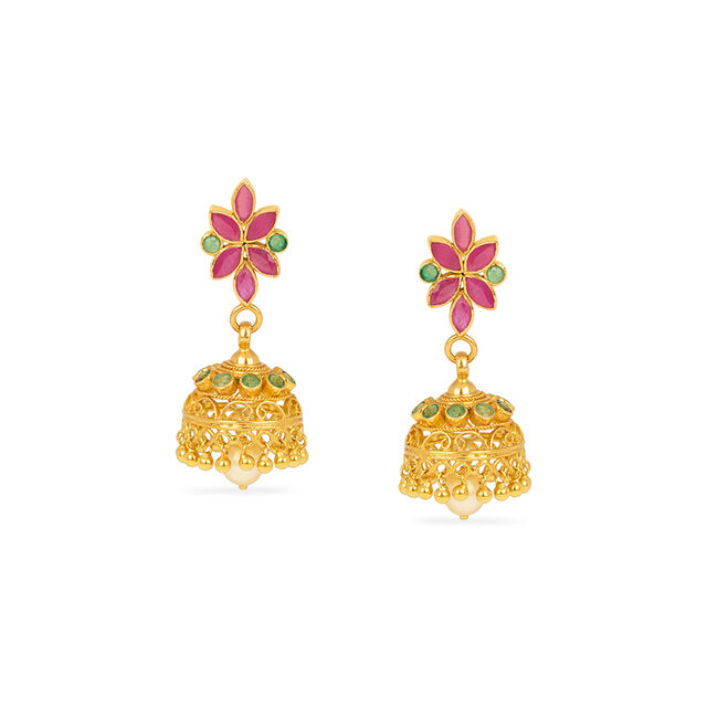 Tanishq 22KT  Earrings for Women 