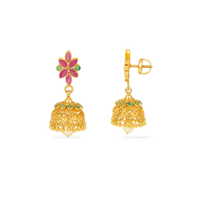 Tanishq 22KT  Earrings for Women 2