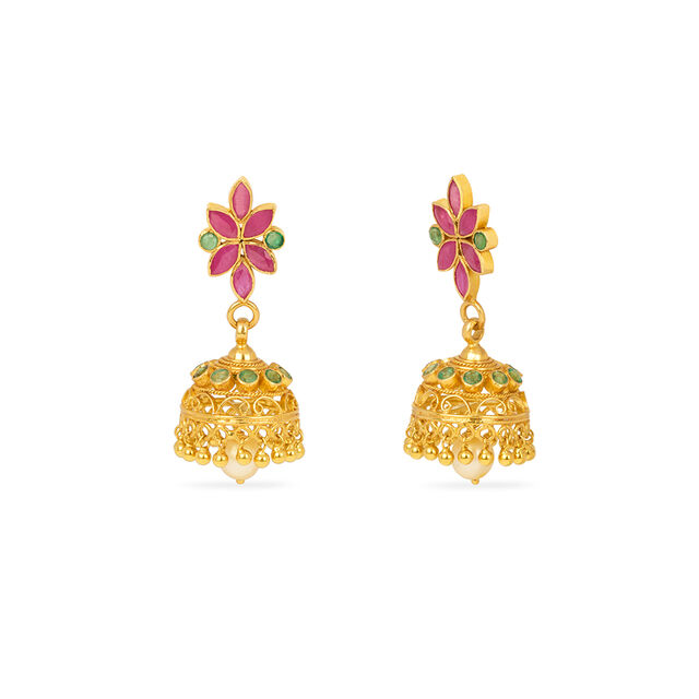 Tanishq 22KT  Earrings for Women 3