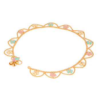 Tanishq 22KT Gold Anklet for Women