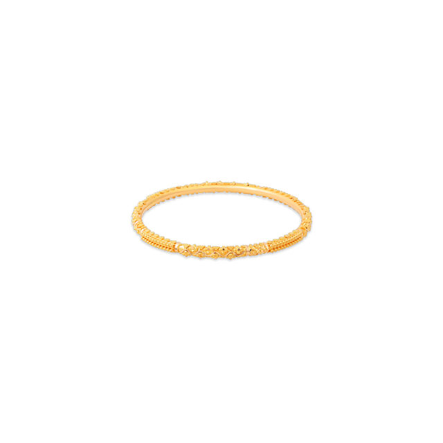 Gold Embroidery Bangle 2