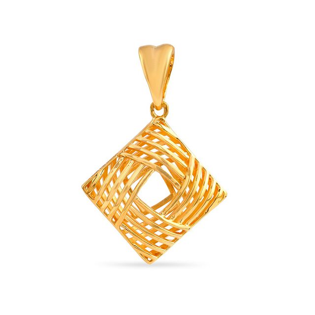 Tanishq 22KT Gold Pendant for Women