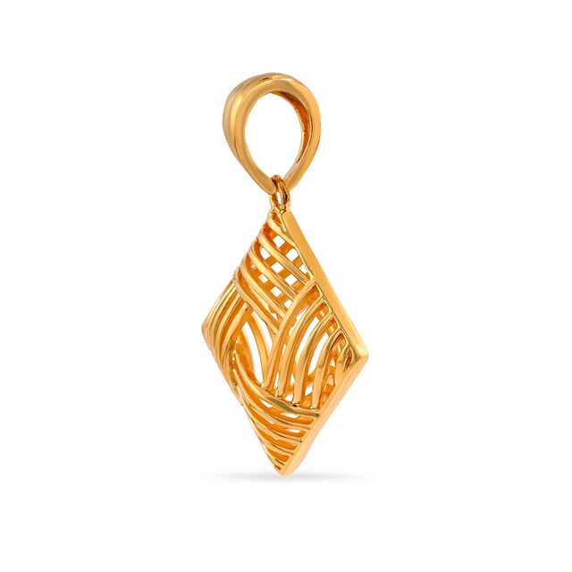 Tanishq 22KT Gold Pendant for Women