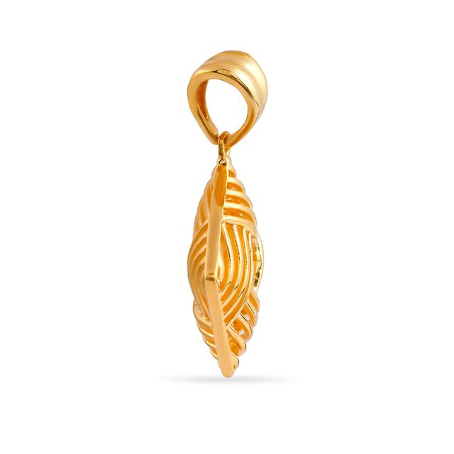 Tanishq 22KT Gold Pendant for Women