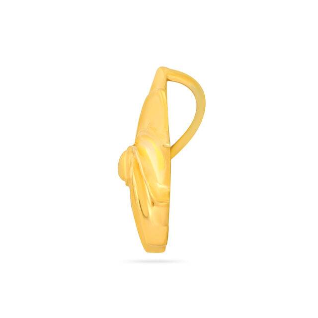 Whorl Gold Pendant