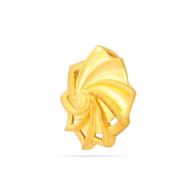 Whorl Gold Pendant