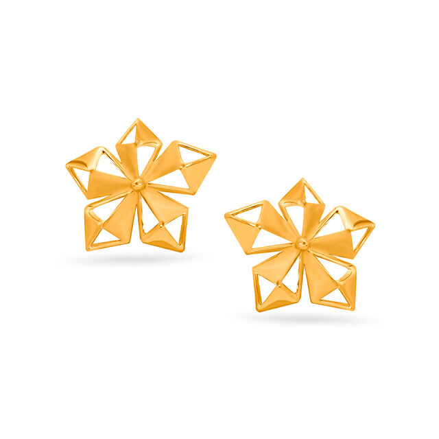 Tanishq 22KT  Gold Earrings  for Women 