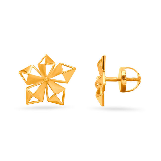 Tanishq 22KT  Gold Earrings  for Women 2