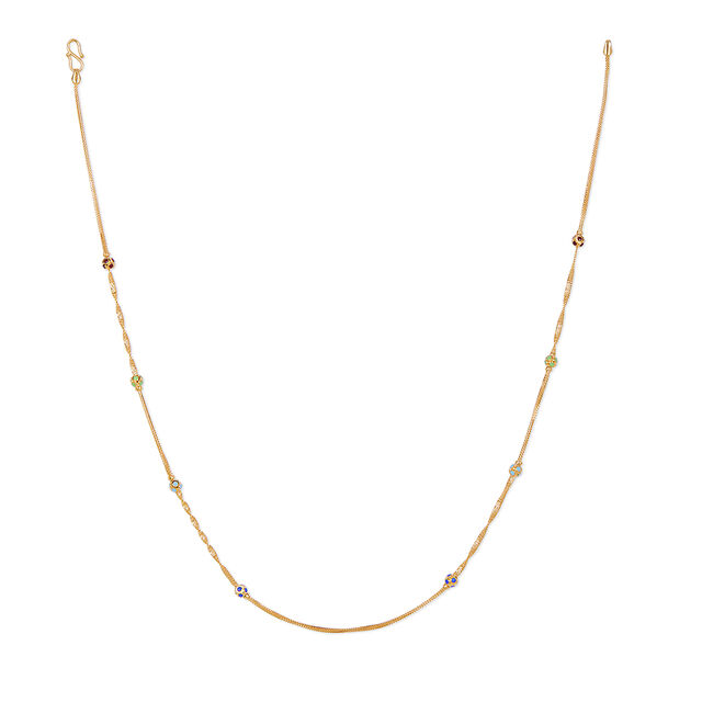 Tanishq 22KT Gold Chain for Women 