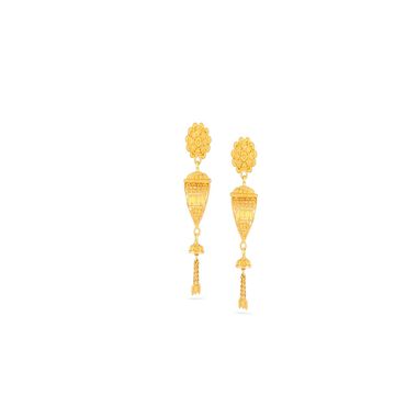 Impressive Floral Jhumkas