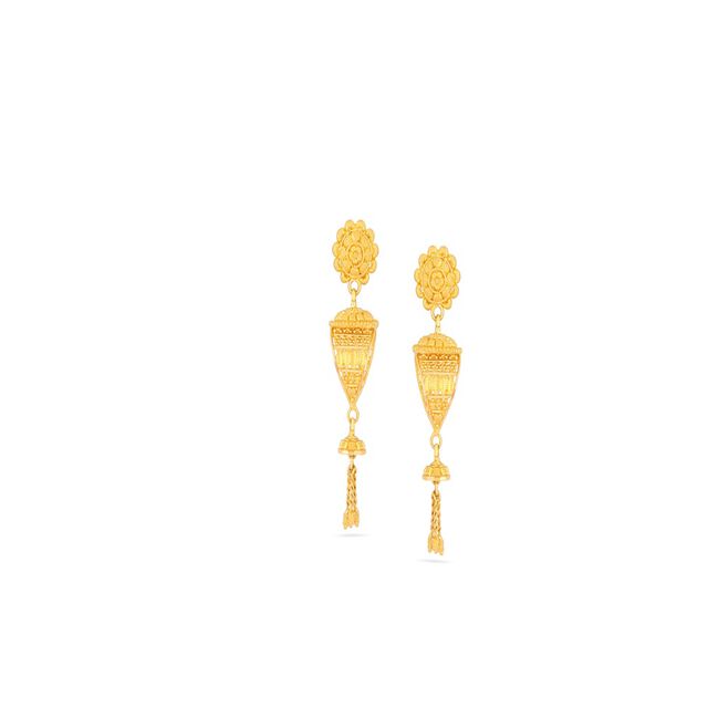 Impressive Floral Jhumkas 