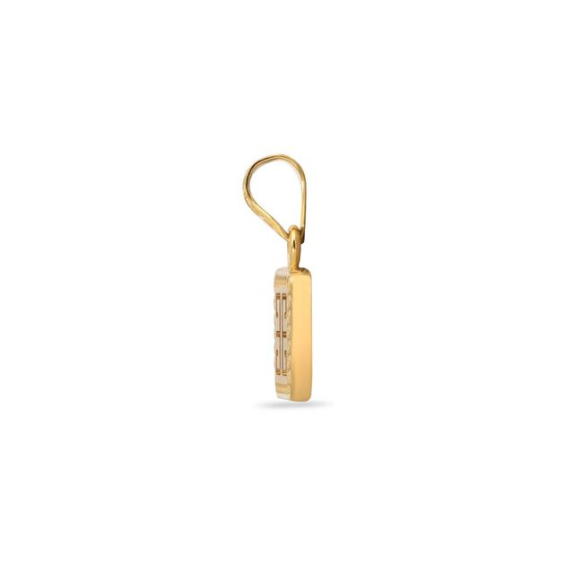 Geometric Grace Gold Pendant