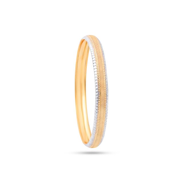 Classic Gold Textured Bangle 
