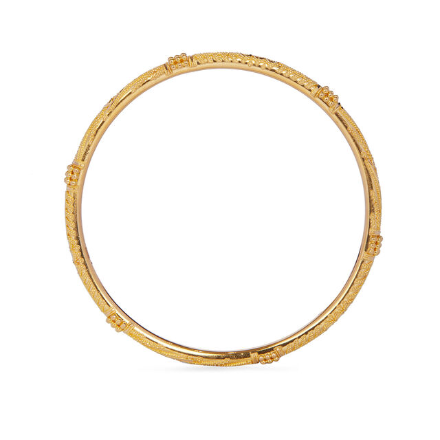 Tanishq 22KT  Gold Bangle  for Women 4