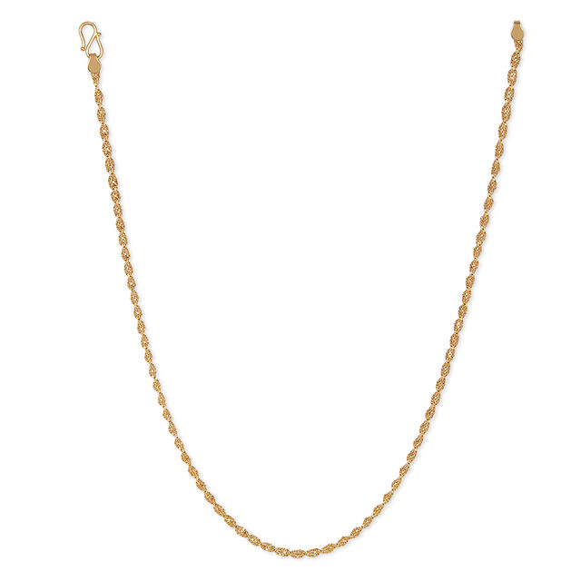 Tanishq 22KT Gold Chain for Women 