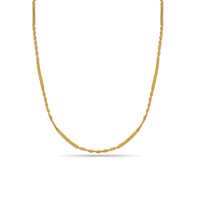 Tanishq 22 KT Gold Chain for Women 