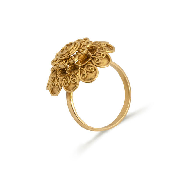 Tanishq 22KT Gold Finger Ring for Women