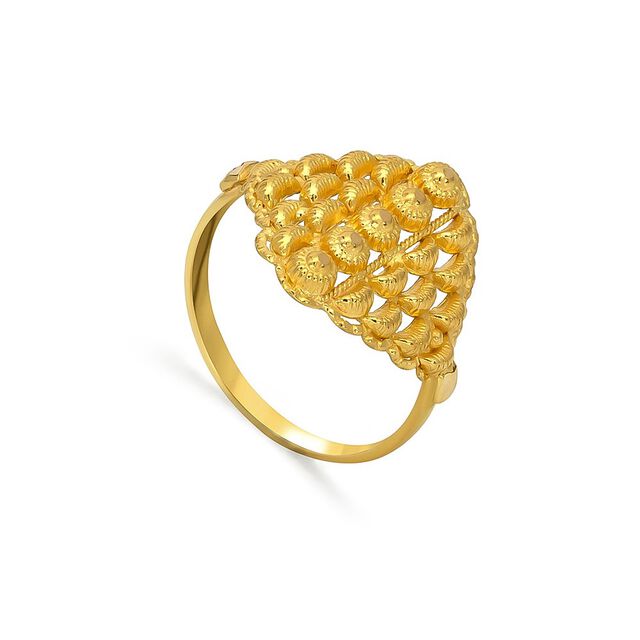 Tanishq 22KT Gold Finger Ring for Women