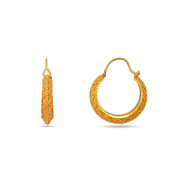 Tanishq 22 Karat Gold Earrings for Women 2