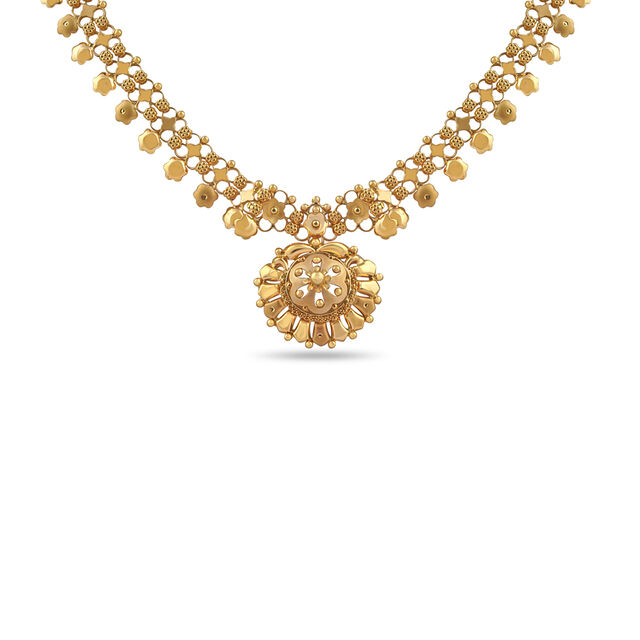 Tanishq 22KT  Gold Necklace Set  for Women 3